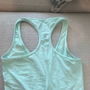 lululemon athletica Mint Green Racerback Tank Top